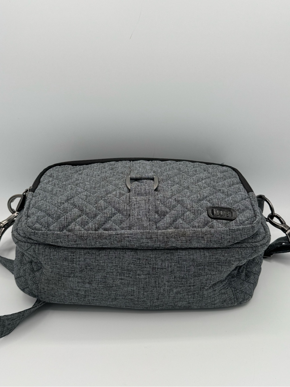 Lug Carousel XL Diamond Quilted Multi-Pocket Functional Crossbody Bag - Picture 5 of 16